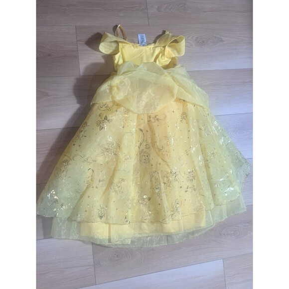 Authentic Disney Store Belle Costume 9/10 Girl Beauty and the Beast - Picture 6 of 8